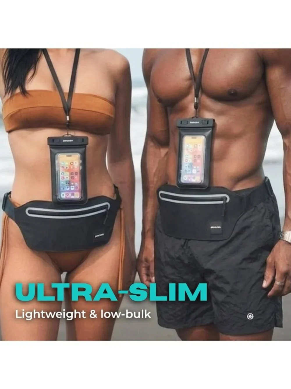 Waterproof Fanny Pack & Phone Pouch | Submersible Dry Bag for Swimming, Boating